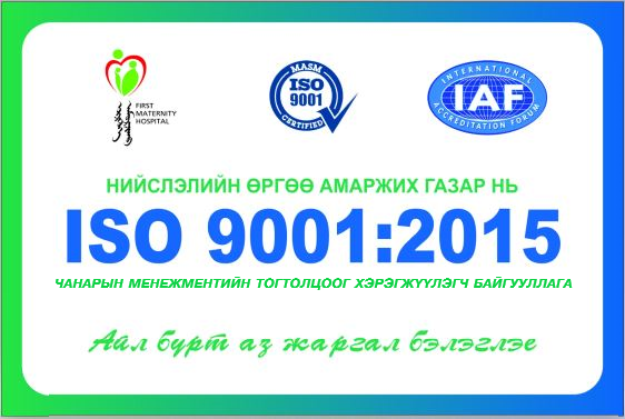 НӨАГ-ЫН ISO 9001:2015 ЧАНАРЫН МЕНЕЖМЕНТИЙН ТОГТОЛЦООНЫ ДОТООД АУДИТ ХИЙХ ХУВААРЬ